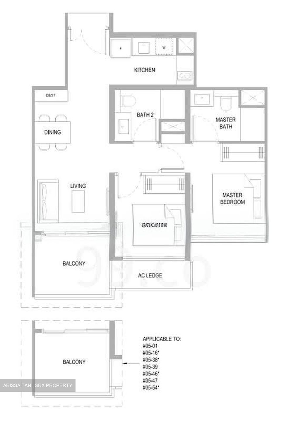 Verdale (D21), Apartment #606249911